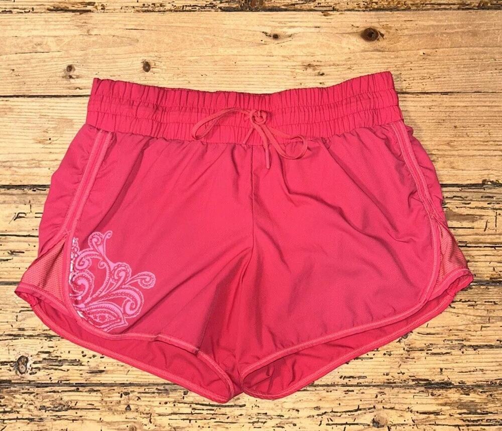 Athleta Women’s Size XS Red Tia Paisley Running Short VGC